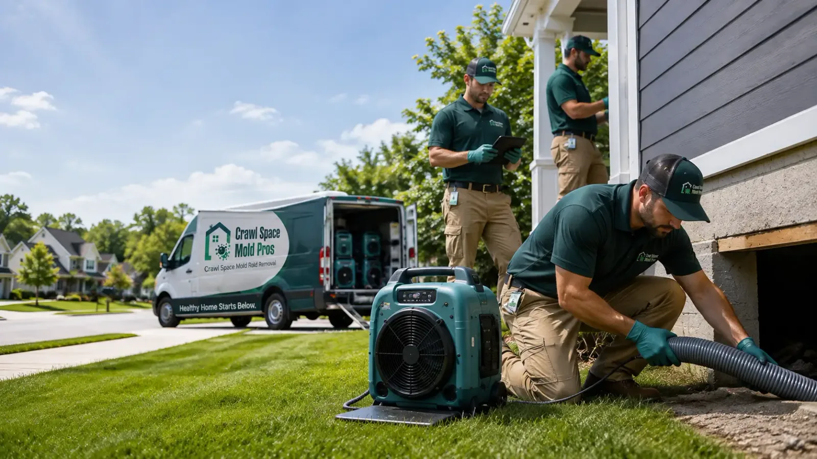 Crawl Space Mold Removal in Darien, CT
